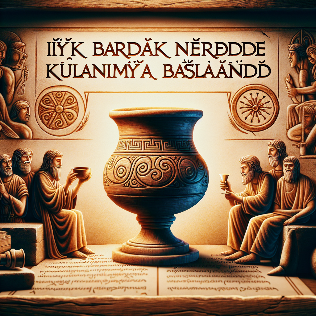 İlk Bardak Nerede Kullanılmaya Başlandı